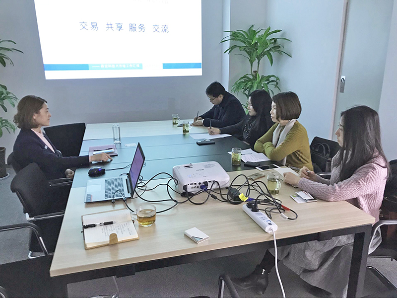 河南省生产力促进中心一行到访大市场 河南省生产力促进中心一行到访大市场